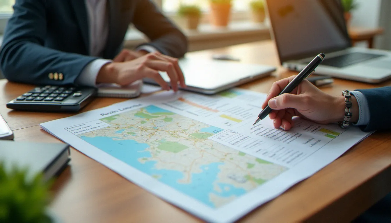 Personne comparant des documents pour comprendre comment comparer les offres de location Ă Vichy